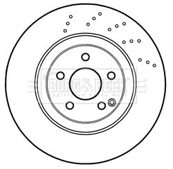 BORG & BECK Тормозной диск BBD6048S